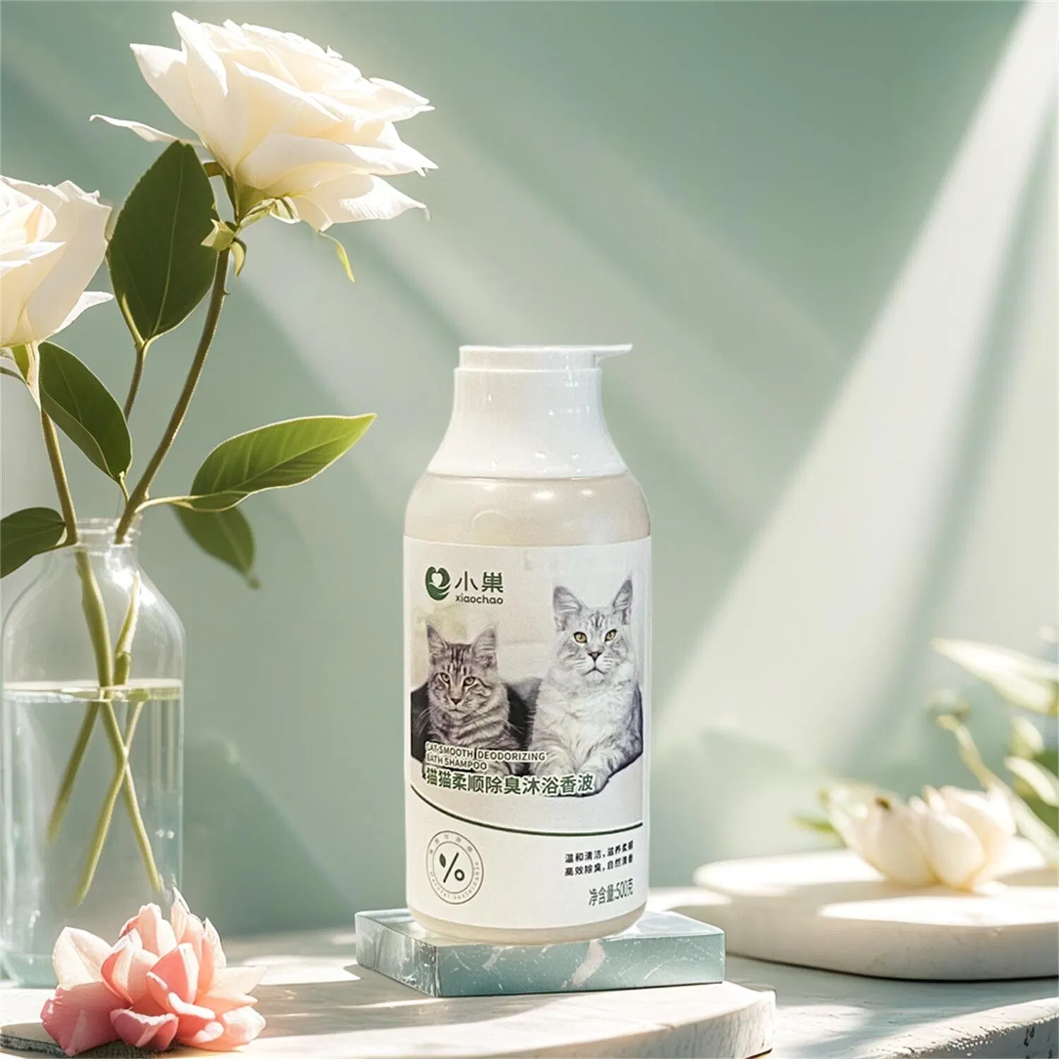 Natural Cat Hygiene Solution for Softness and Antibacterial Protection