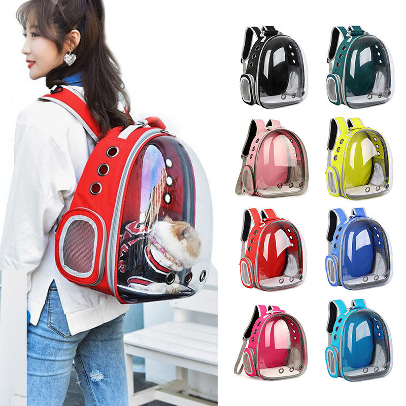 Wholesale Transparent Ventilate Transparent Cat Bubble Backpack Pet Travel Carrier for Cats and Dogs