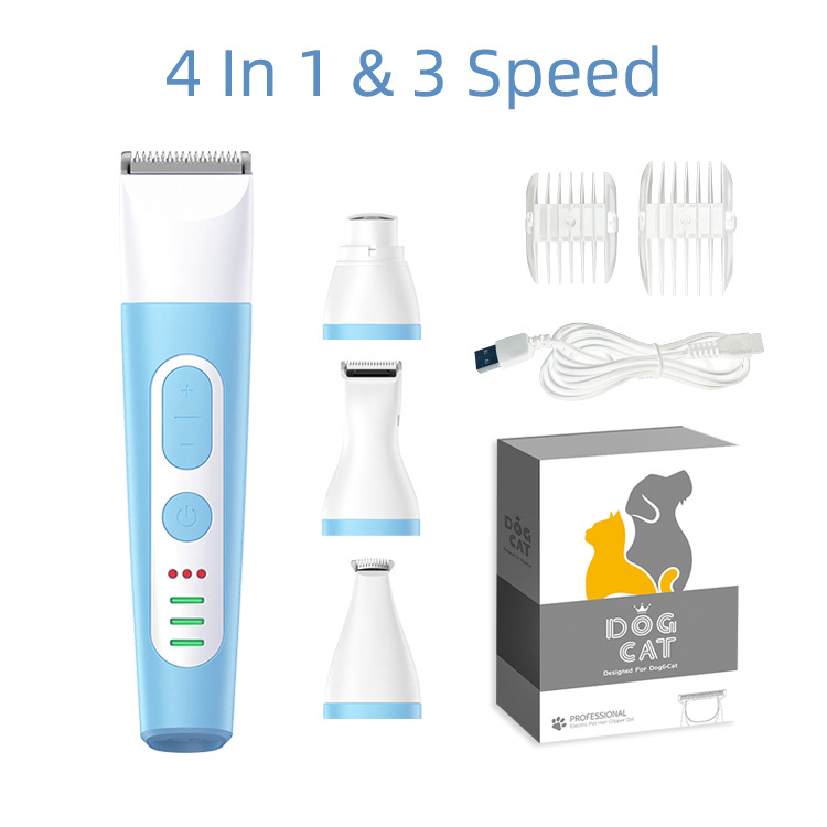 Professional Rechargeable Dog Grooming Tools for Pet Paw Hair Grooming