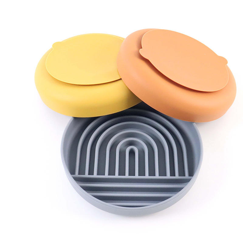 Wholesale Pet Supply Custom High-Quality Food-Grade Silicone Food Slow Eat Pet Feeder Silicone Dog Bowl for Cat/Dog Feeding