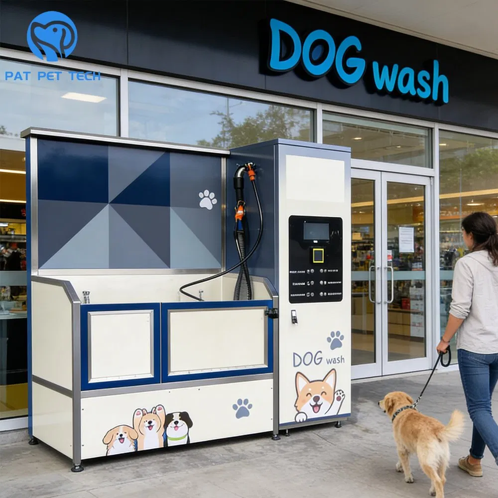Pat Pet Outdoor Dog Wash Kiosk Coin Operated Pet Canine Cleaning Station Dog Washing Machine on Sale