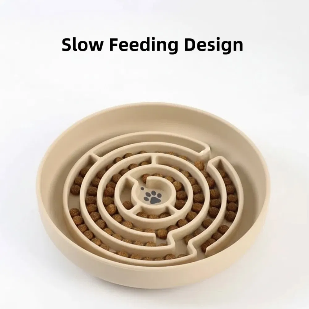 FDA Silicone Dog Bolwl Wholesale Multicolour Slow Feeding Pet Bowl Anti Slip Design Bulk Order Personalized Pet Bowl
