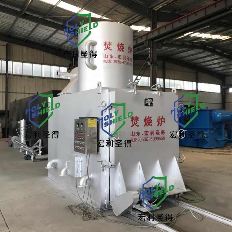Environmental Protection Smokeless Solid Pet Incinerator Medical Waste Hospital Equipment