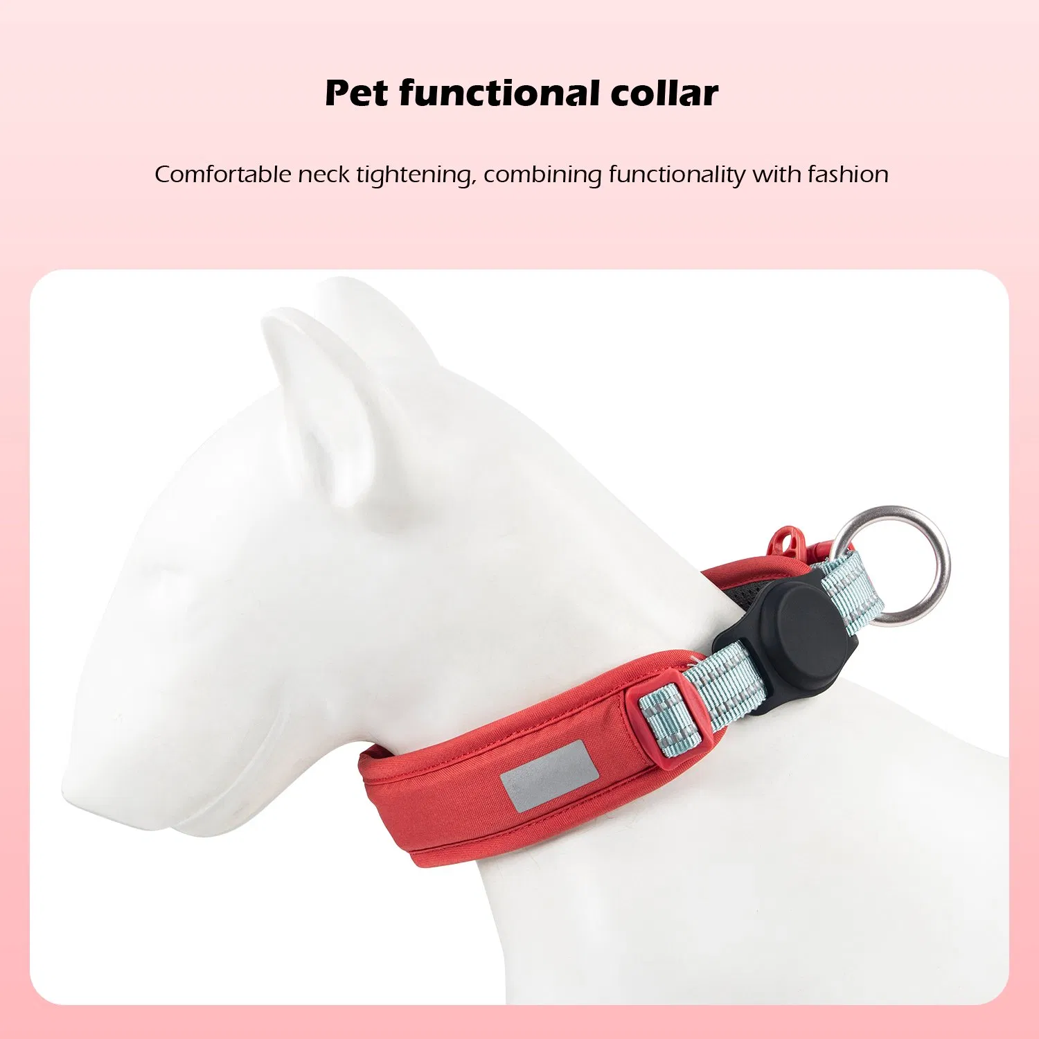 Hot Sell New Design Durable Dog Collars Custom Dog Calming Collar with Quick Release Buckle for Pet Dogs Outdoors