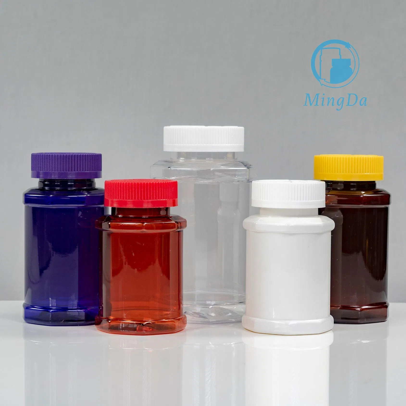 250ml Pet Octagon Bottle with 45mm Safety Cap