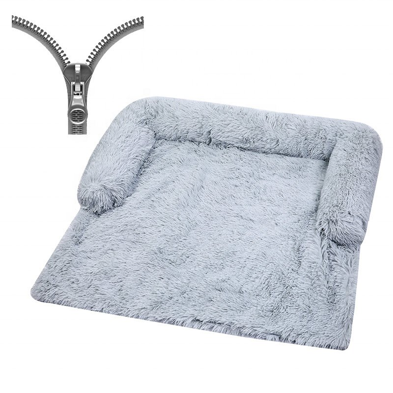 Dog Sofa Bed, Non Slip Removable Washable Pet Calming Dog Bed