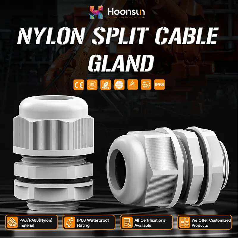 China Nylon Split Cable Gland IP68 Waterproof - Durable Solutions from China Suppliers and Factory Supplier, Factory
