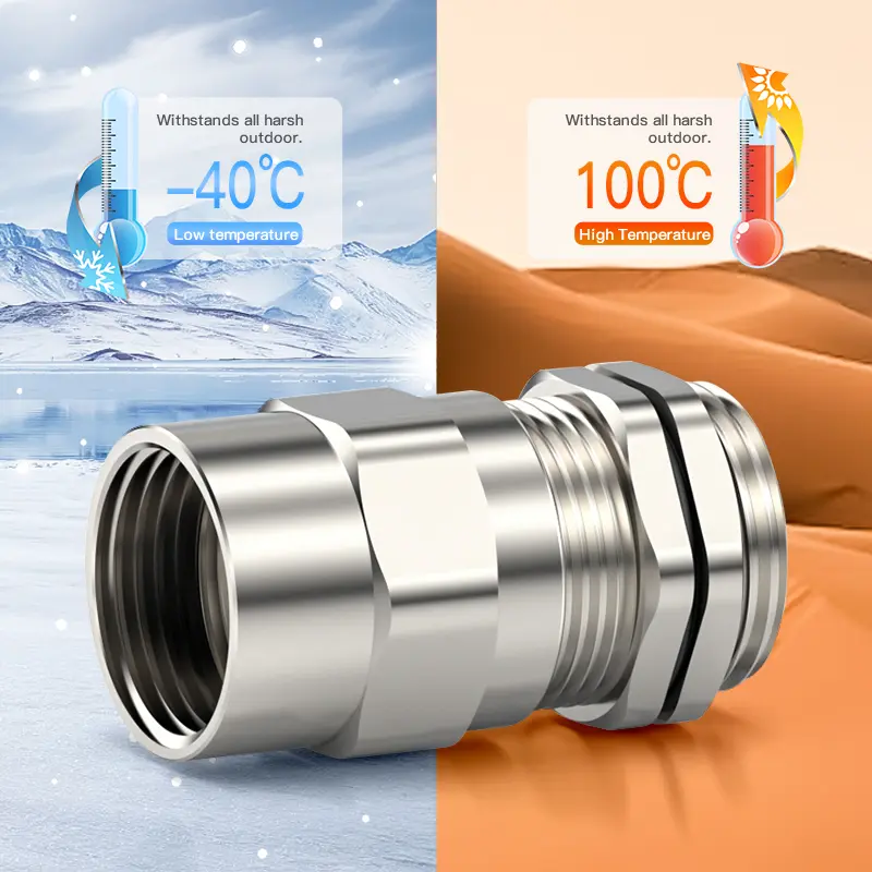 China Metal Tubular Cable Gland with IP68 Rating and UL Listing Manufacturer, Suppliers