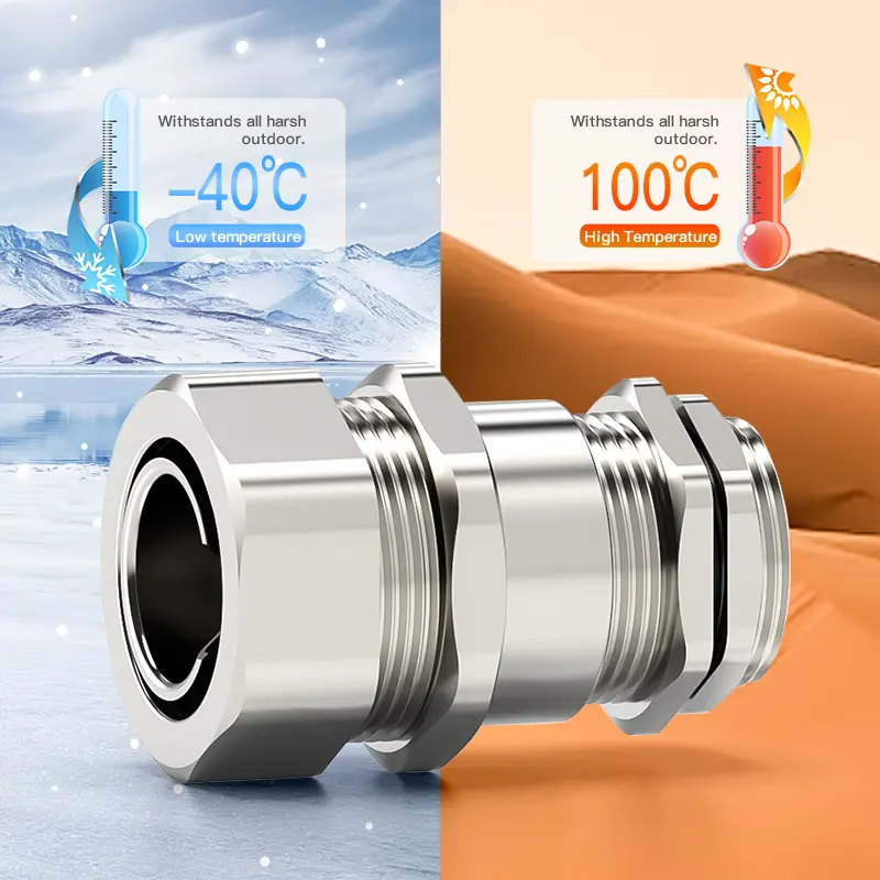 China 304/316L Stainless Steel Hose Cable Gland - Reliable Supplier & Factory for Waterproof Electrical Connections