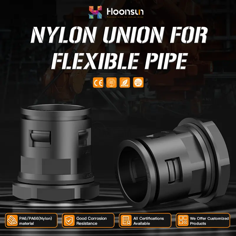 China Nylon Union for Flexible Pipe with IP68 and UL Suppliers, Factories