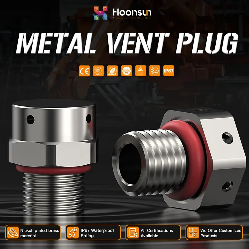 China IP68 and UL Certified Metal Vent Plug Suppliers, Factories