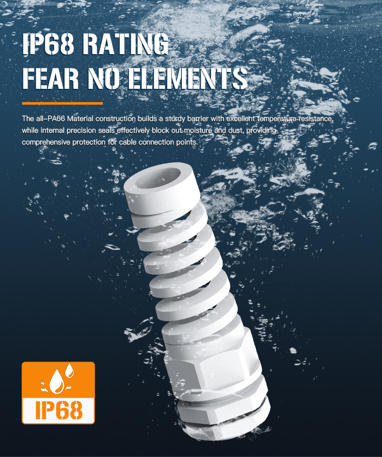 Nylon Anti-Bending Cable Gland 7