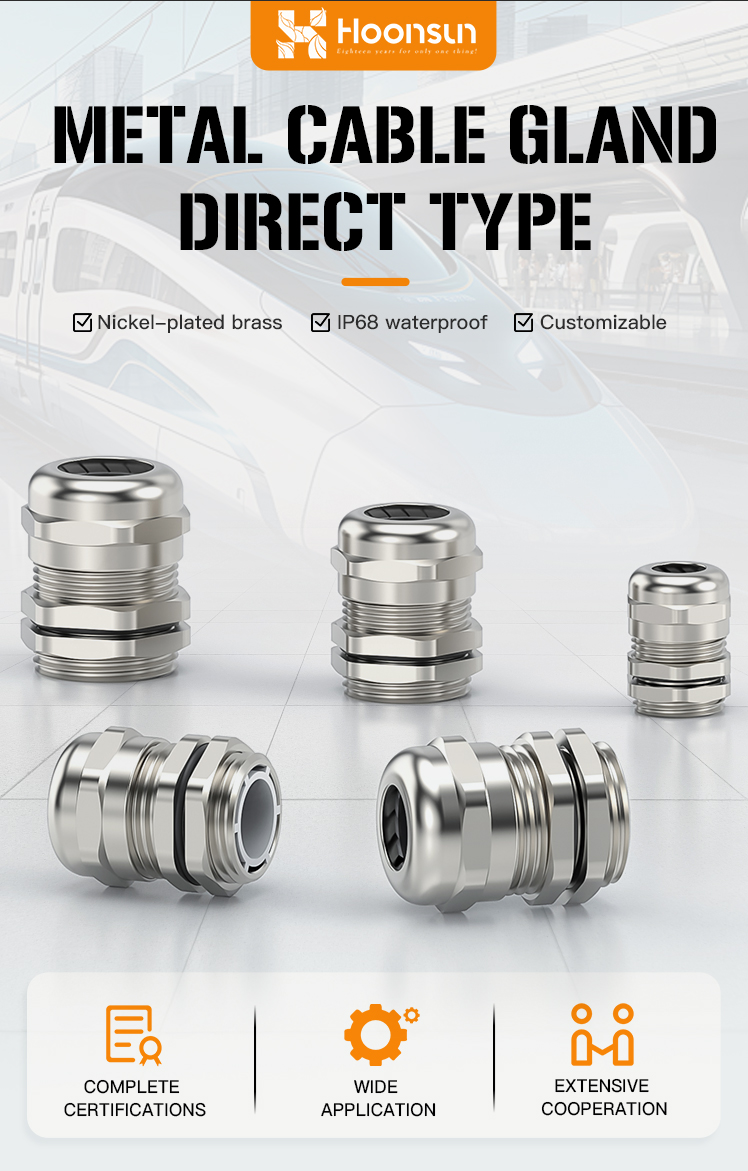Metal Cable Gland Straight Type