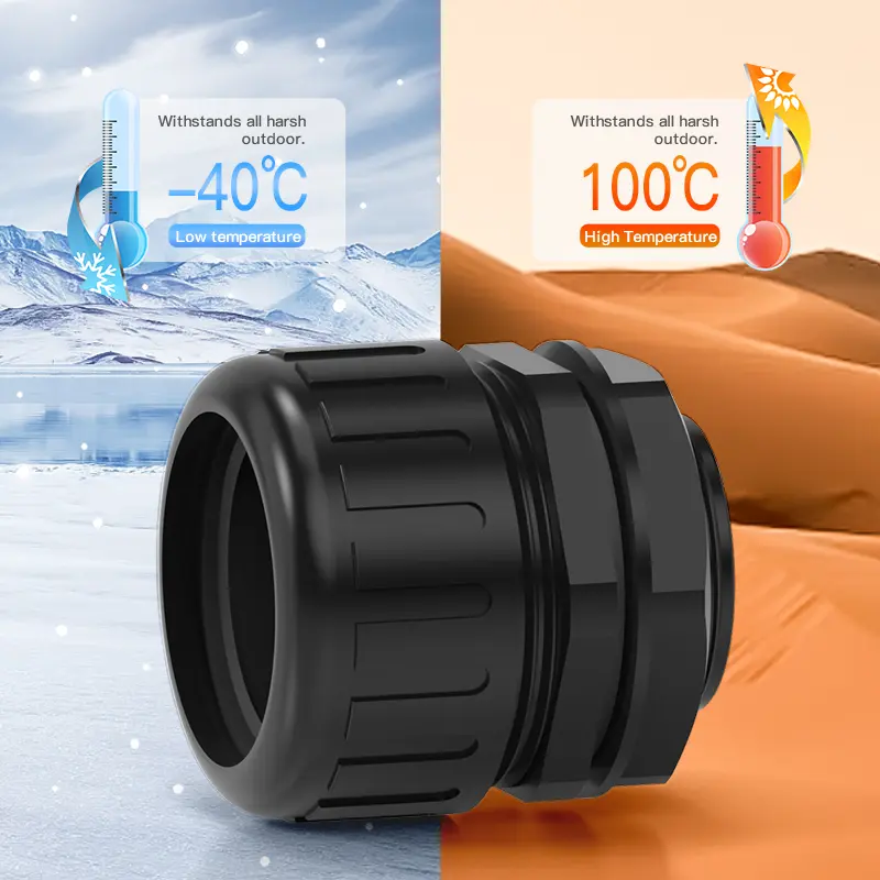 China Nylon Corrugated Cable Gland - IP68 Certified, UL Approved by China Suppliers and Factory for Secure Wiring Solutions Manufacturers, Supplier