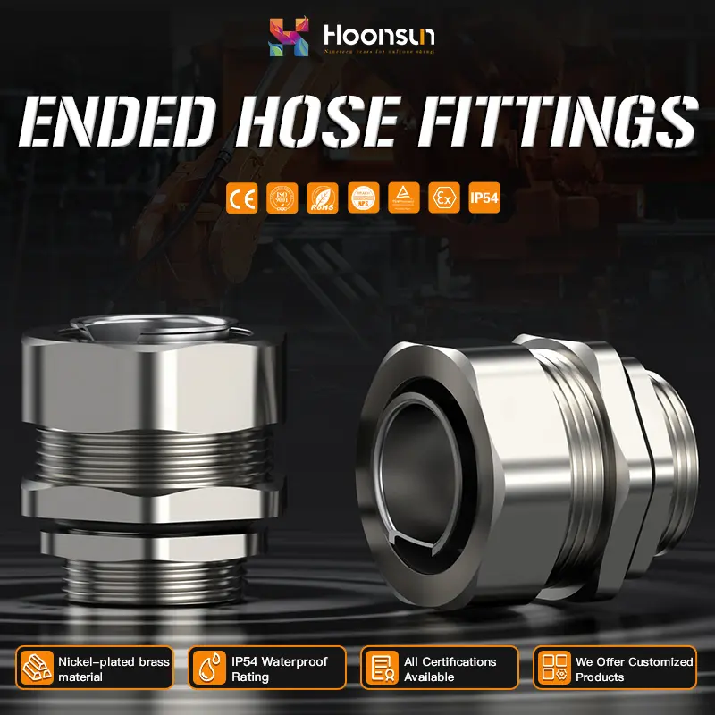 China Suppliers Factory Nickel-Plated Brass Hose Cable Gland - Reliable Industrial Metal Connection Solution