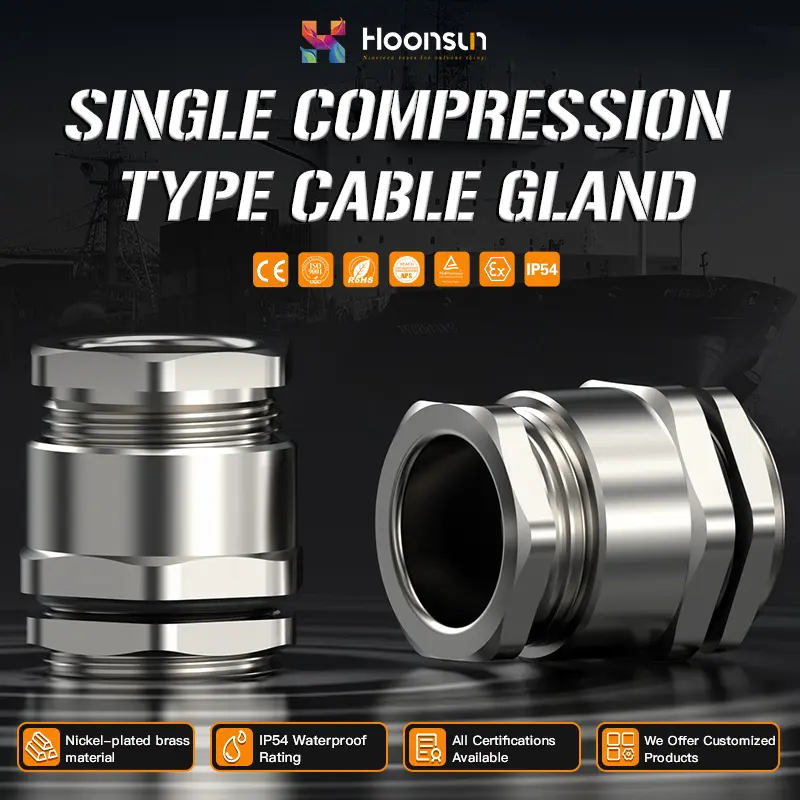 China Single Compression Type Cable Gland IP68 Rated - China Suppliers & Factory for Waterproof Marine Applications Suppliers, Factory