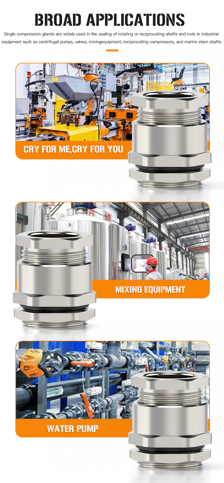 Single Compression Type Cable Gland 3