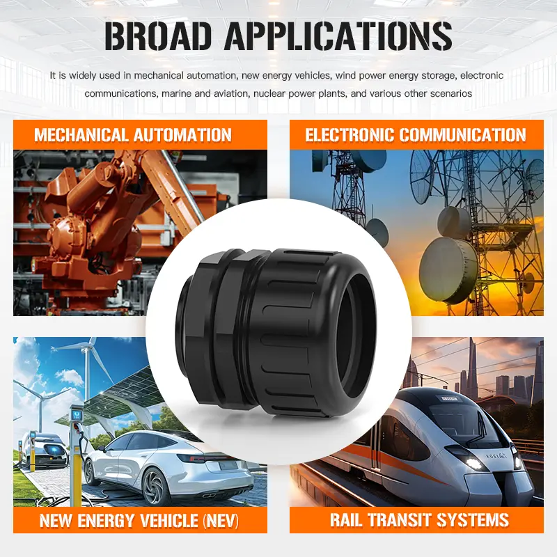 China Nylon Corrugated Cable Gland - IP68 Certified, UL Approved by China Suppliers and Factory for Secure Wiring Solutions Manufacturers, Supplier