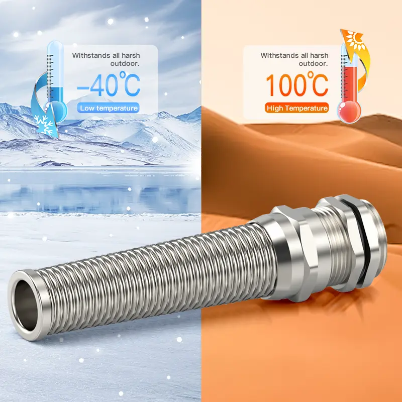 China Metal Anti-Bending Cable Gland with IP68 and UL Manufacturers, Suppliers