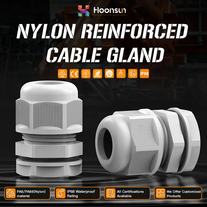 China Nylon Reinforced Cable Gland with UL and IP68 Manufacturer, Factories