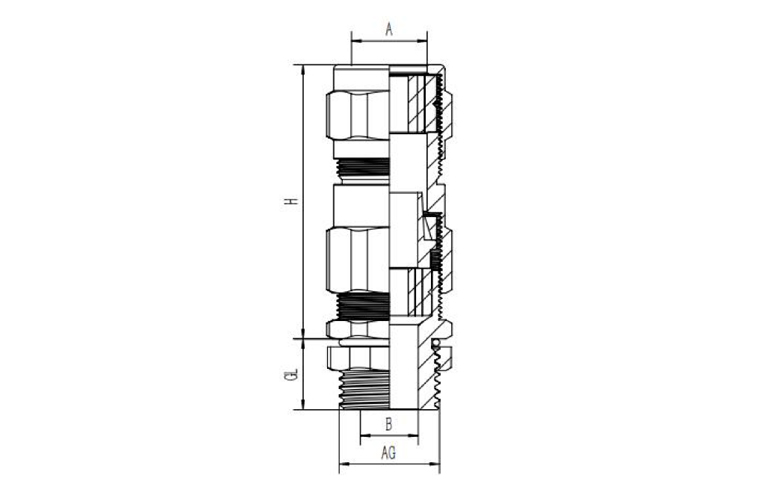 Explosion-Proof Cable Clamp Sealing Joint EX5