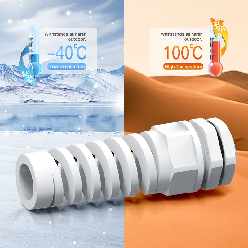 China Nylon Anti-Bending Cable Gland IP68 UL Listed - Durable Factory Supplier for Cable Protection