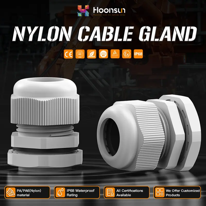 China Nylon Cable Gland IP68 Certified by China Suppliers - Reliable Factory Sealing Solutions for Electrical Applications Manufacturers, Factory