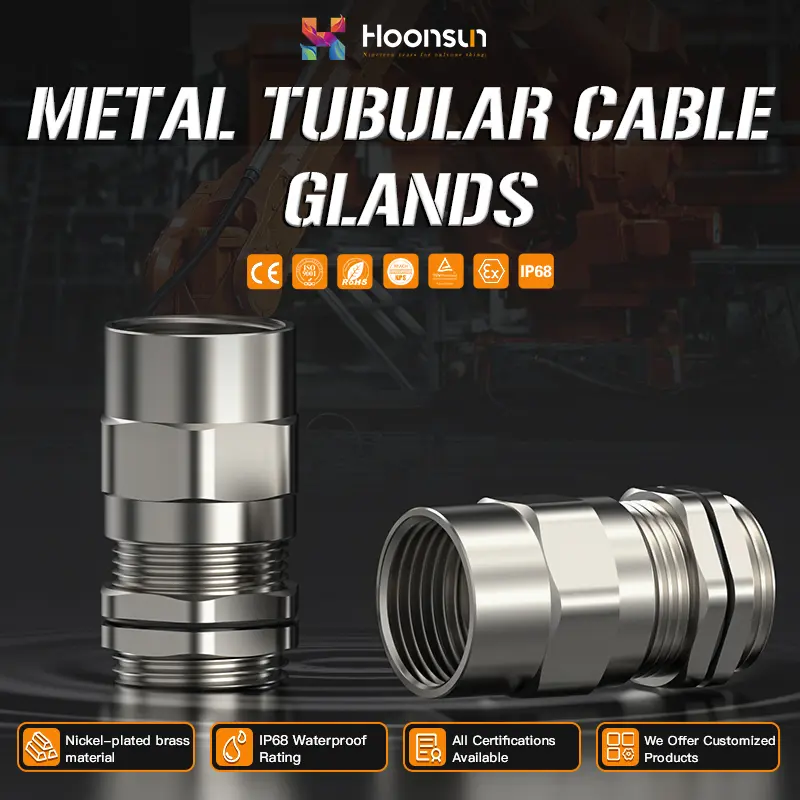 China Metal Tubular Cable Gland with IP68 Rating and UL Listing Manufacturer, Suppliers