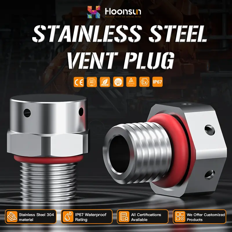 China Stainless Steel Vent Plug Factory in China - IP68 Waterproof and UL Certified Suppliers Manufacturers, Suppliers