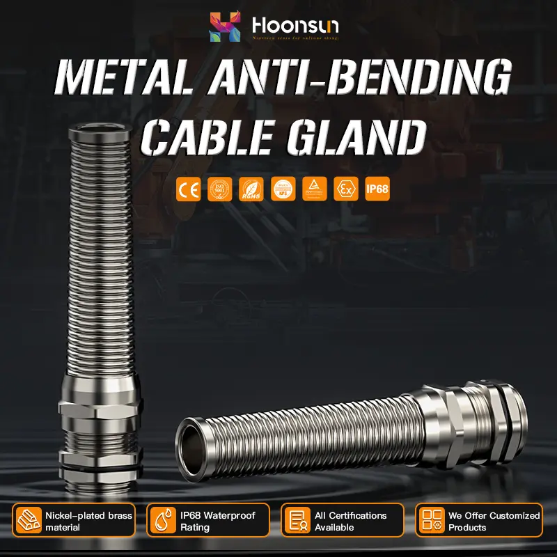 China Metal Anti-Bending Cable Gland with IP68 and UL Manufacturers, Suppliers