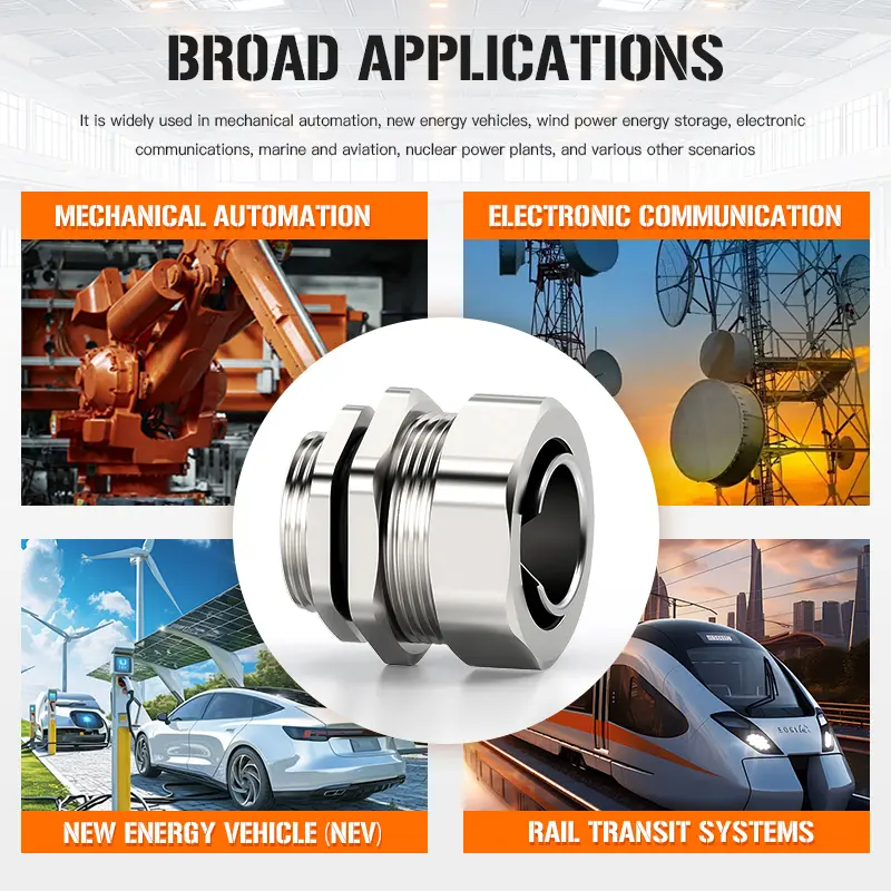 China Suppliers Factory Nickel-Plated Brass Hose Cable Gland - Reliable Industrial Metal Connection Solution