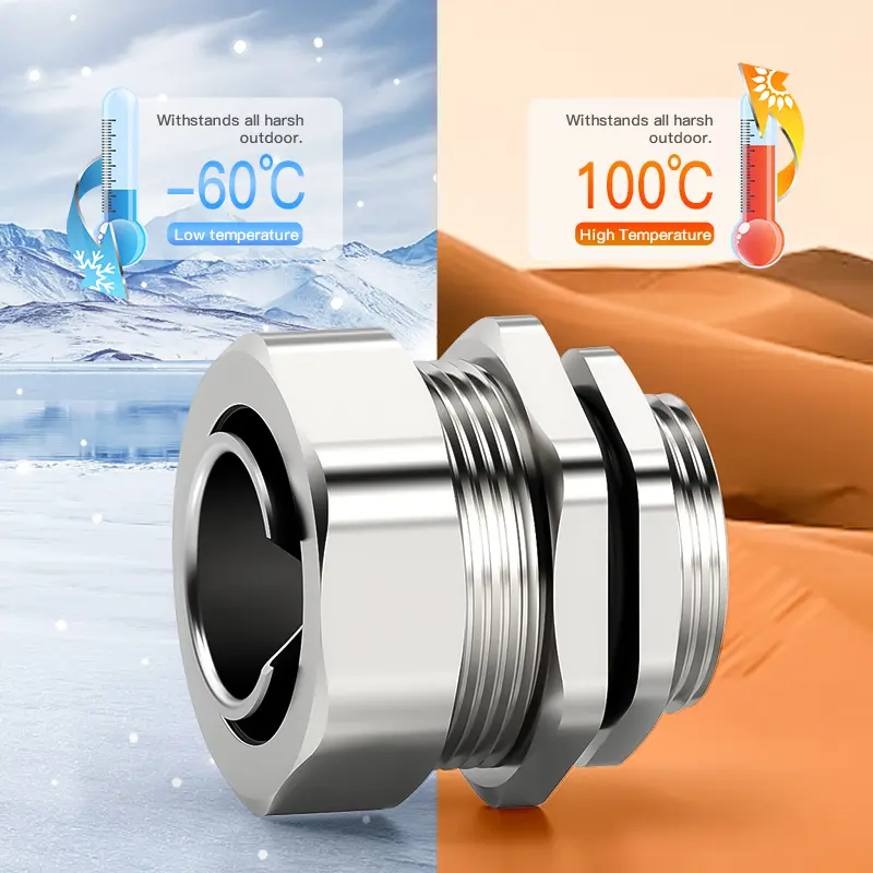 China Suppliers Factory Nickel-Plated Brass Hose Cable Gland - Reliable Industrial Metal Connection Solution
