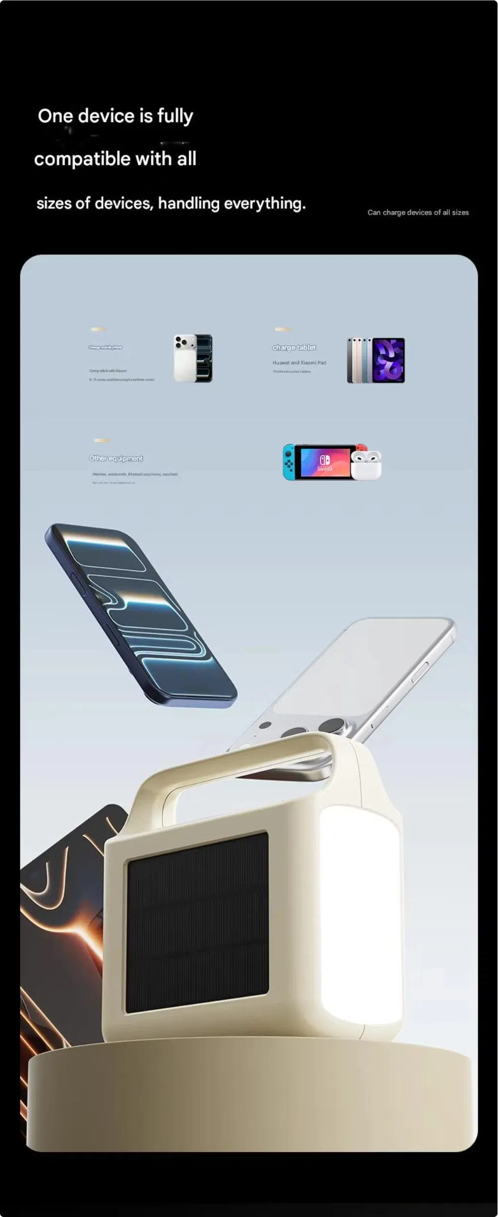 Ultra Slim Portable Solar Power Station 6