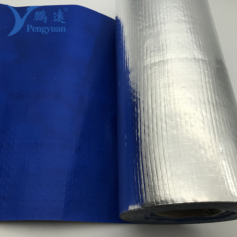 Roof Sarking Aluminum Foil Woven Fabric Heat Thermal Insulation Building Material