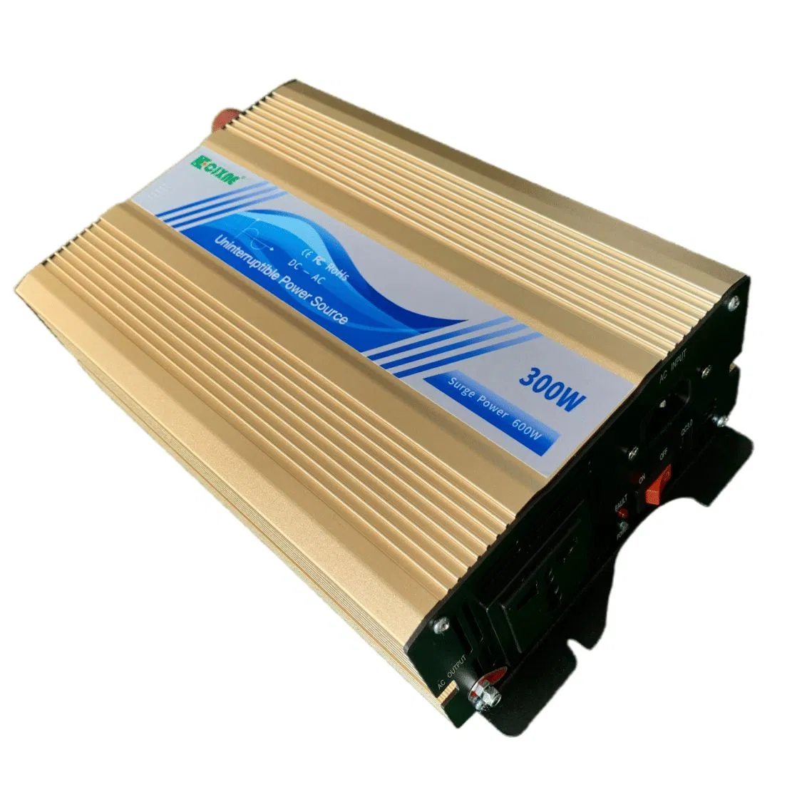 300W UPS DC to AC Pure Sine Wave Power Inverter with Charger