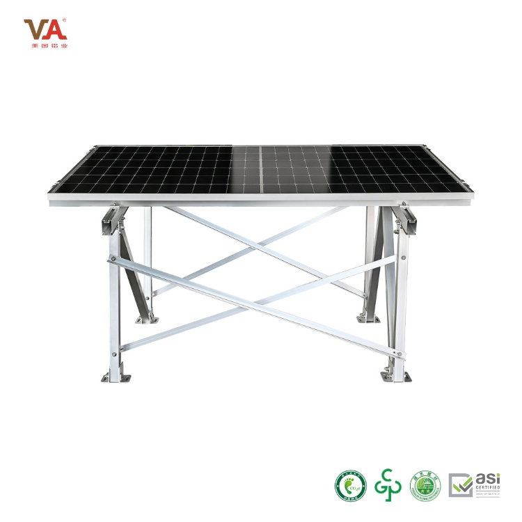 Aluminum Mount Solar Panel Ground Mounting Brackets Structure