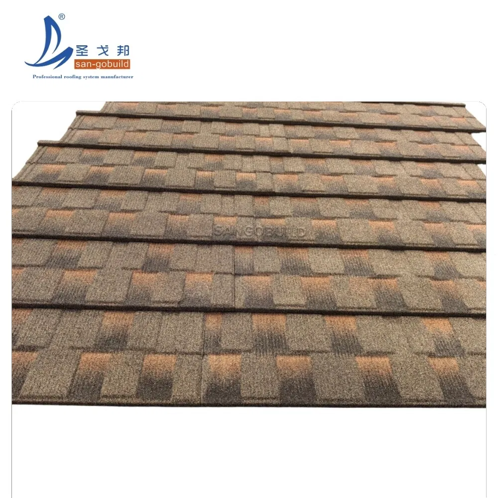 China Factory Price Stone Coated Metal Steel Roof Tile Green Building Materials in Kenya for Roof Houses