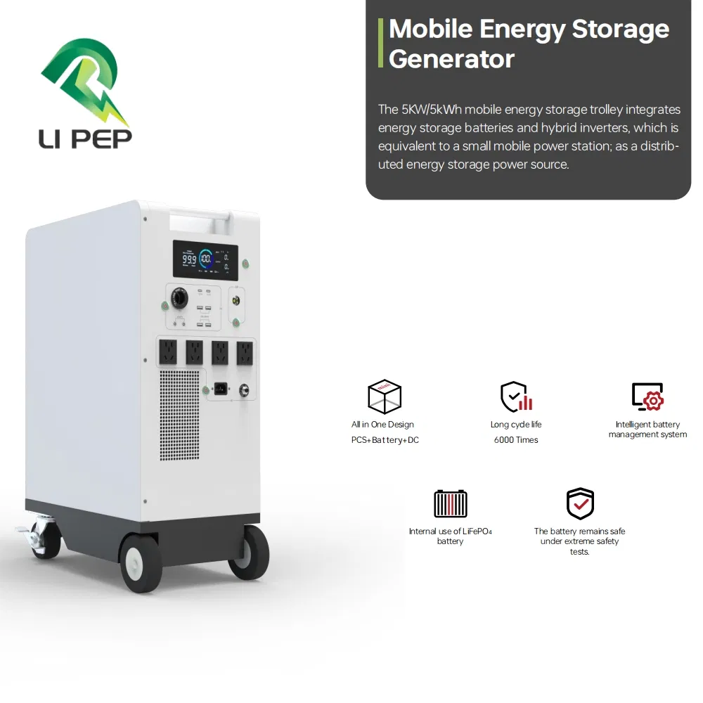 500W/1000W/2000W/3000W/5000W LiFePO4 Lithium Rechargeable Generator Solar Power Energy Generator System Bank Camping Equipment Portable Supply Power Station