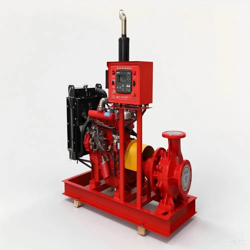Bj-22b Fire Fighting Equipment Diesel Engine Driven Portable Solar Irrigation Water Well Submer /Pressure Boosting Pump Electric Fire Hydrant Sprinkler Pump