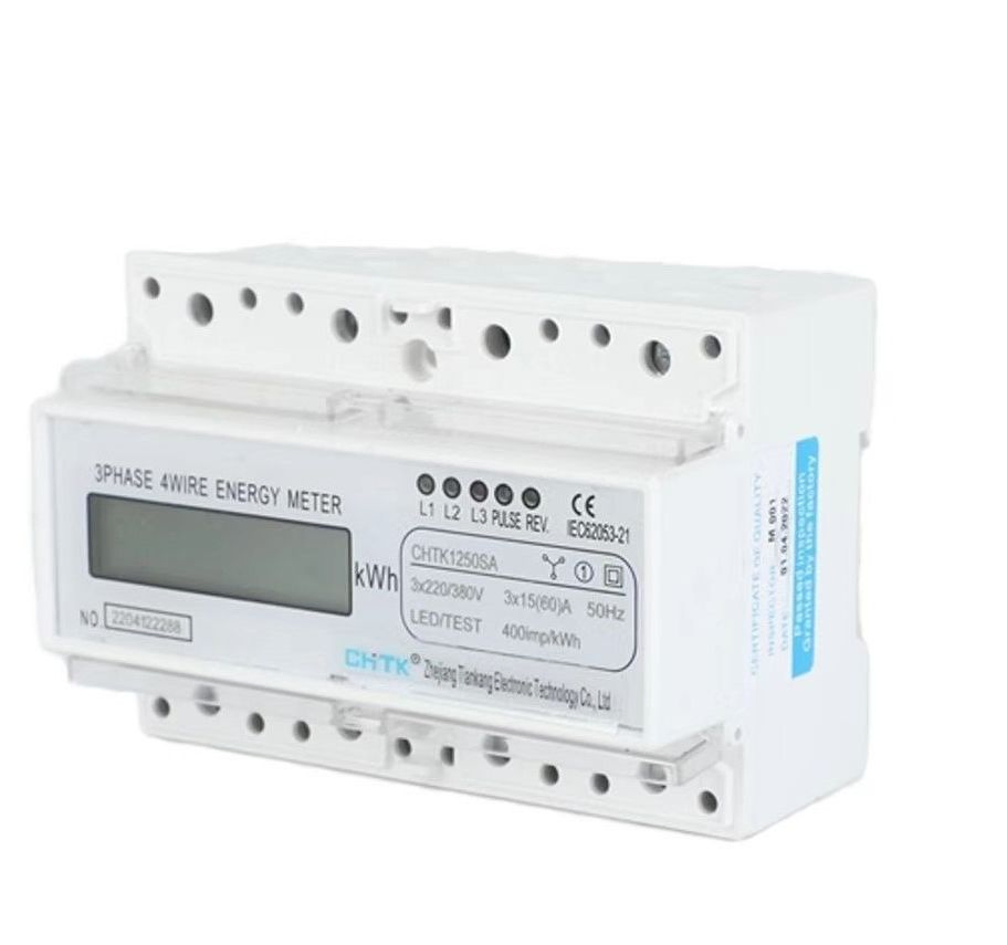 Smart Home Electricity Meter 220V Single-Phase Prepaid Meter IC Card Rechargeable Meter State Grid Standard