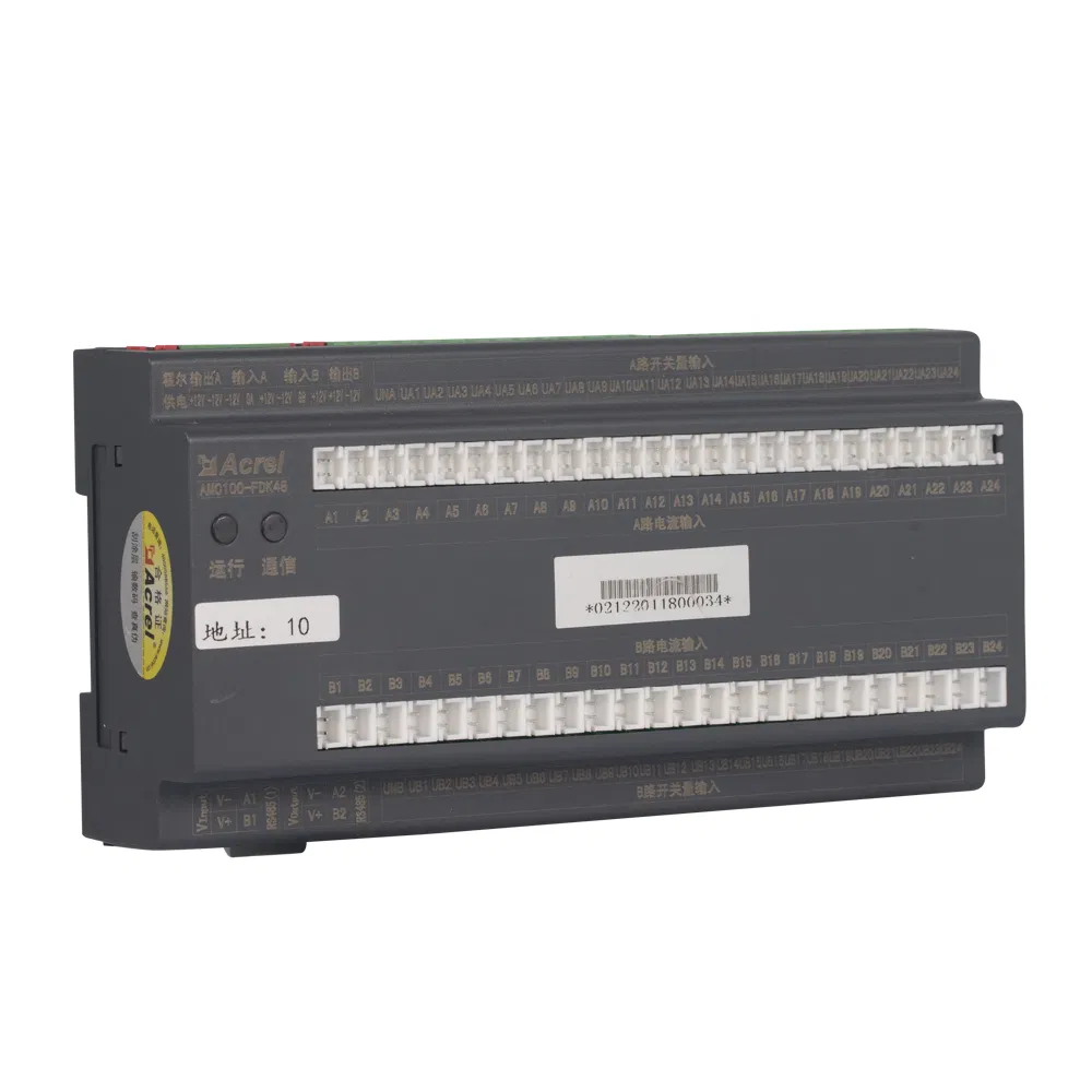 Acrel Amc100-Fdk48 DC Multi-Circuit DIN Rail Monitoring Device with 48 Branch Full Electric Parameter and 1RS485 for Data Center