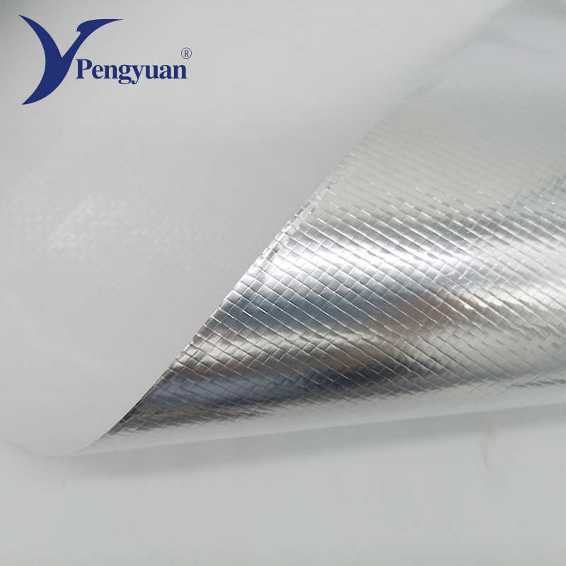Foil Metallized Film Laminated Woven Fabric Insulation Material Building Material