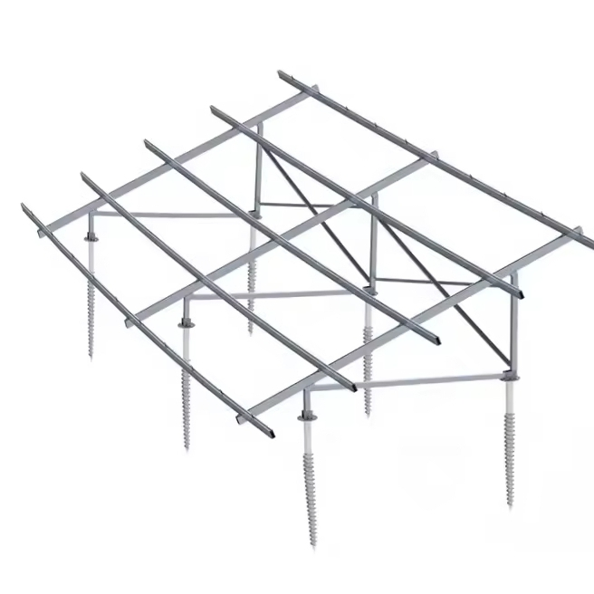 Quickly Installation PV Ground Mounting Systems Solar Panel Steel Structure