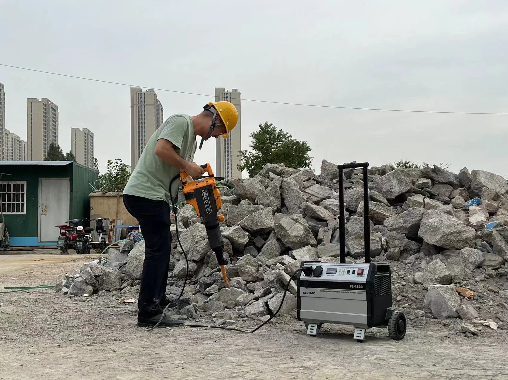 Light Weight Portable Industrial Power Station for Manucipal Road Repair