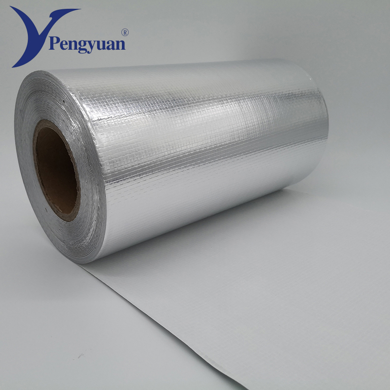 Foil Metallized Film Laminated Woven Fabric Insulation Material Building Material
