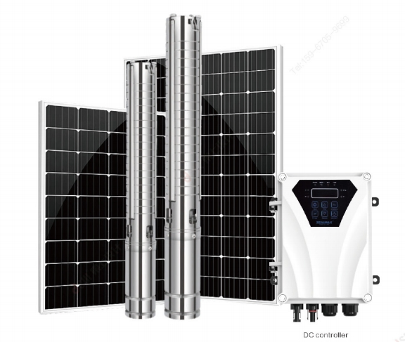 4ss 0.6-2.2kw Irrigation Agriculture River Durable Stainless Steel Solar Borehole Deep Well Submersible Water Pump