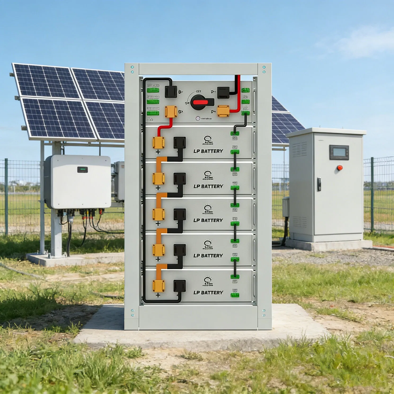 Good Price Yes Li-ion Br Solar Br-LFP-51.2/100 China High Voltage LiFePO4 Energy Storage Battery