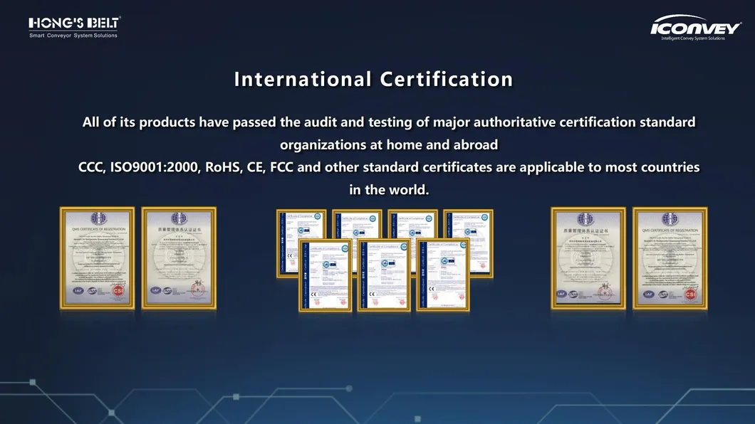 Product Certifications and Quality Assurance