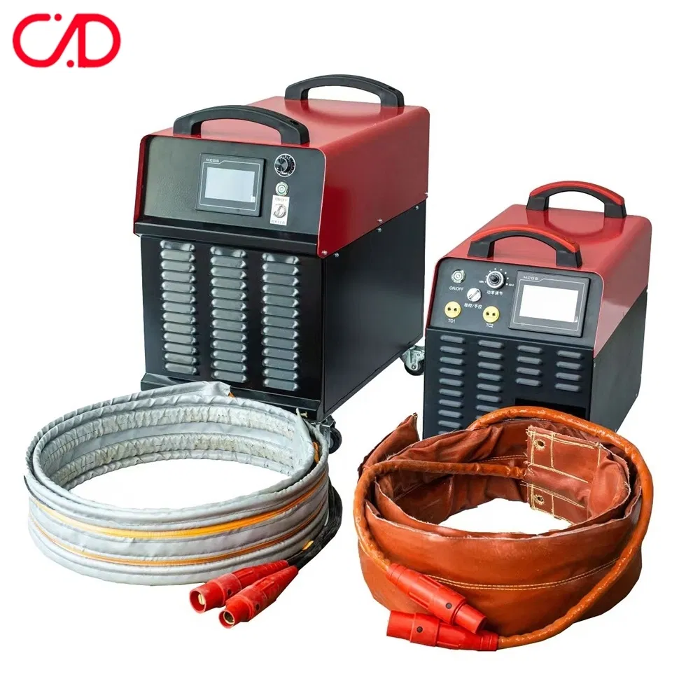 High-Efficiency Energy Device Use Fiberglass Layer Induction Pipe Heating Treatment Device for Petrochemical Industry Fabrication