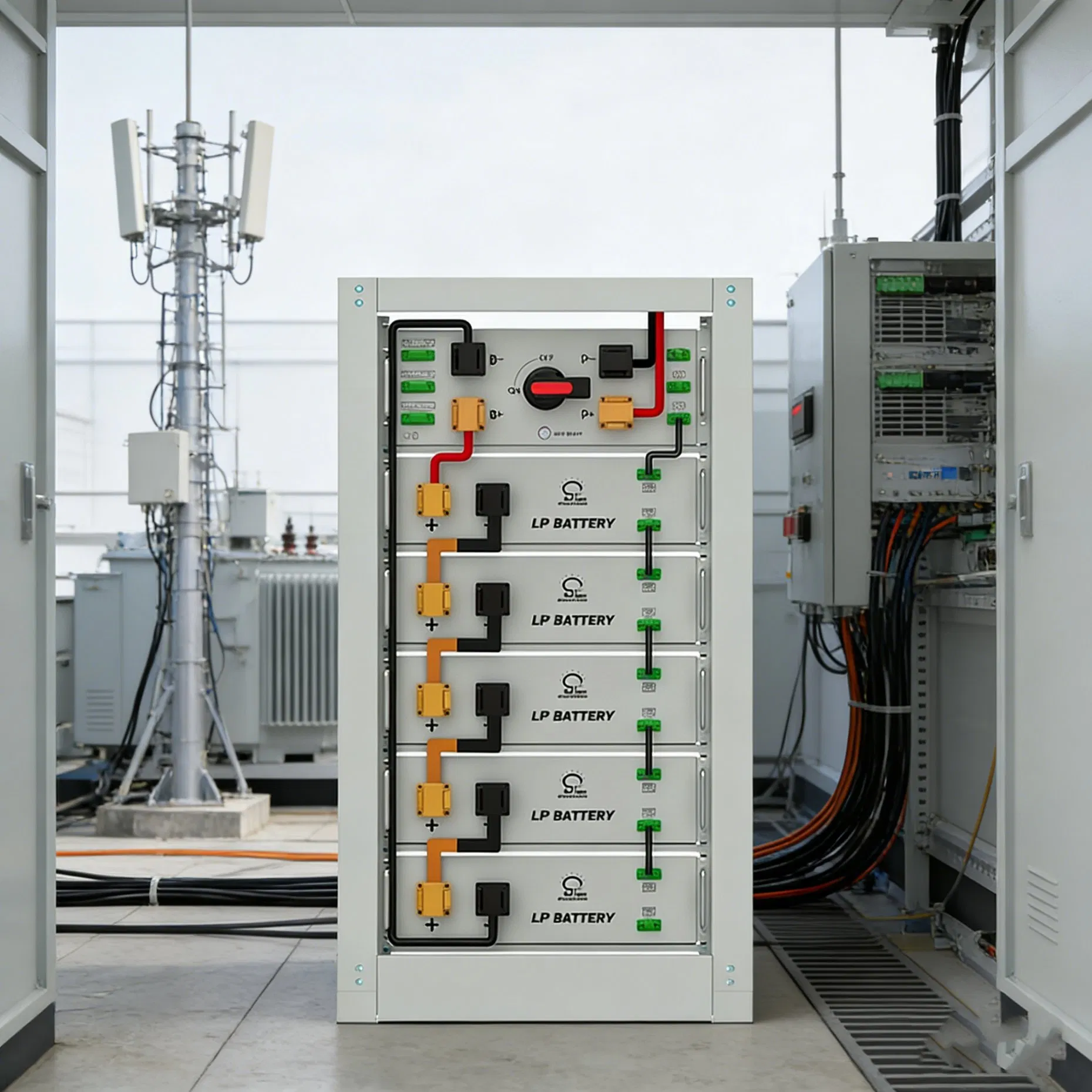 Good Price Yes Li-ion Br Solar Br-LFP-51.2/100 China High Voltage LiFePO4 Energy Storage Battery